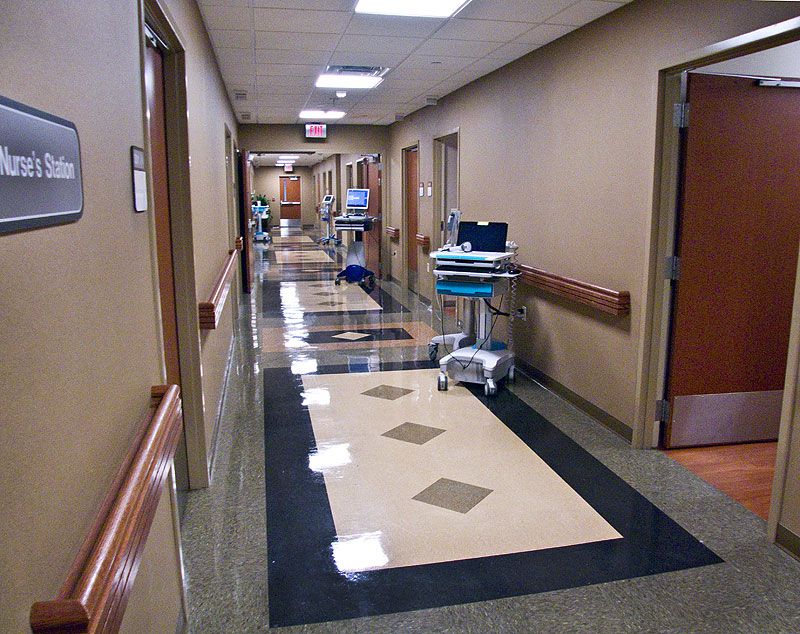 Interior photo of West Wing - P&S Surgical Hospital